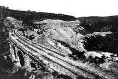 Historische Strecke der Zig Zag Bahn