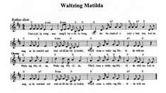 Waltzing Matilda Noten