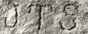 Initialen der Erbauer der Great North Road