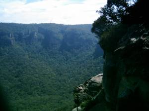 Klippe in den Blue Mountains