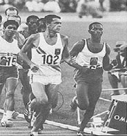 Ron Clarke im Rennen
