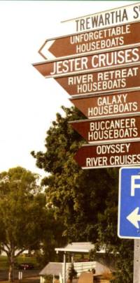 Wegweiser in Mannum