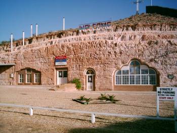 Coober Pedy Untergrundkirche Aussenansicht