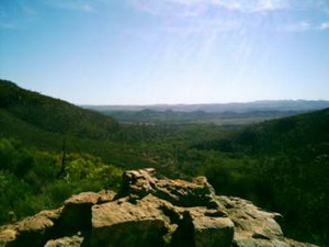 Blick vom Gipfel des Warangara Lookout