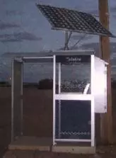 Solar Telefonzelle in William Creek