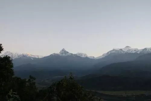 Annapurna kurz vor dem Sonnenaufgang