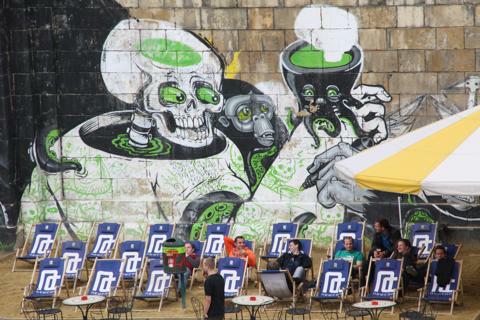 Graffity am Donaukanal in Wien