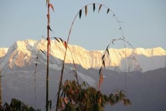 Sonnenaufgang über dem Annapurna Massiv