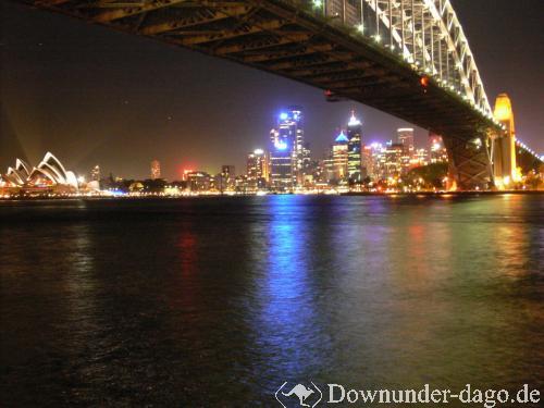 Sydney Skyline bei Nacht