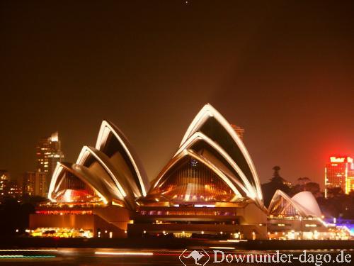 Sydney Oper bei Nacht