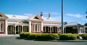 Der Bahnhof von Wagga Wagga, Australien