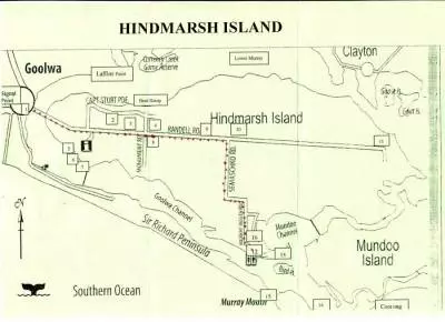 Hindmarch Island Karte