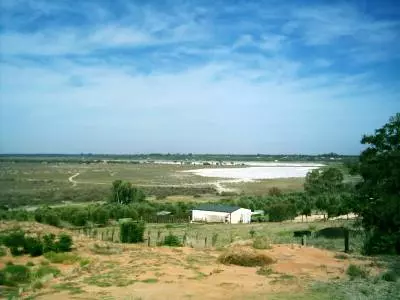 Salzflächen im Hinterland des Murray