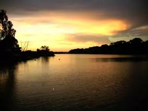 Sonnenuntergang am Murray River