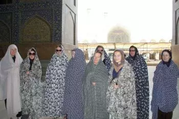 Besuch der Moschee in Isfahan