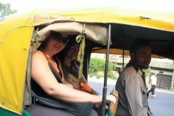 Delhi, Tuktuk fahren