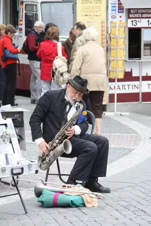 Straßenmusikter in Prag